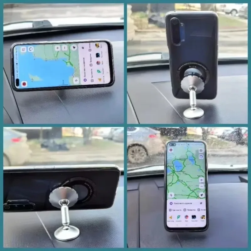 1pc Universal Magnetic Metal Ring Plate Sticker Wireless Charger Adapter for Magsafe Magnet Car Phone Holder Support