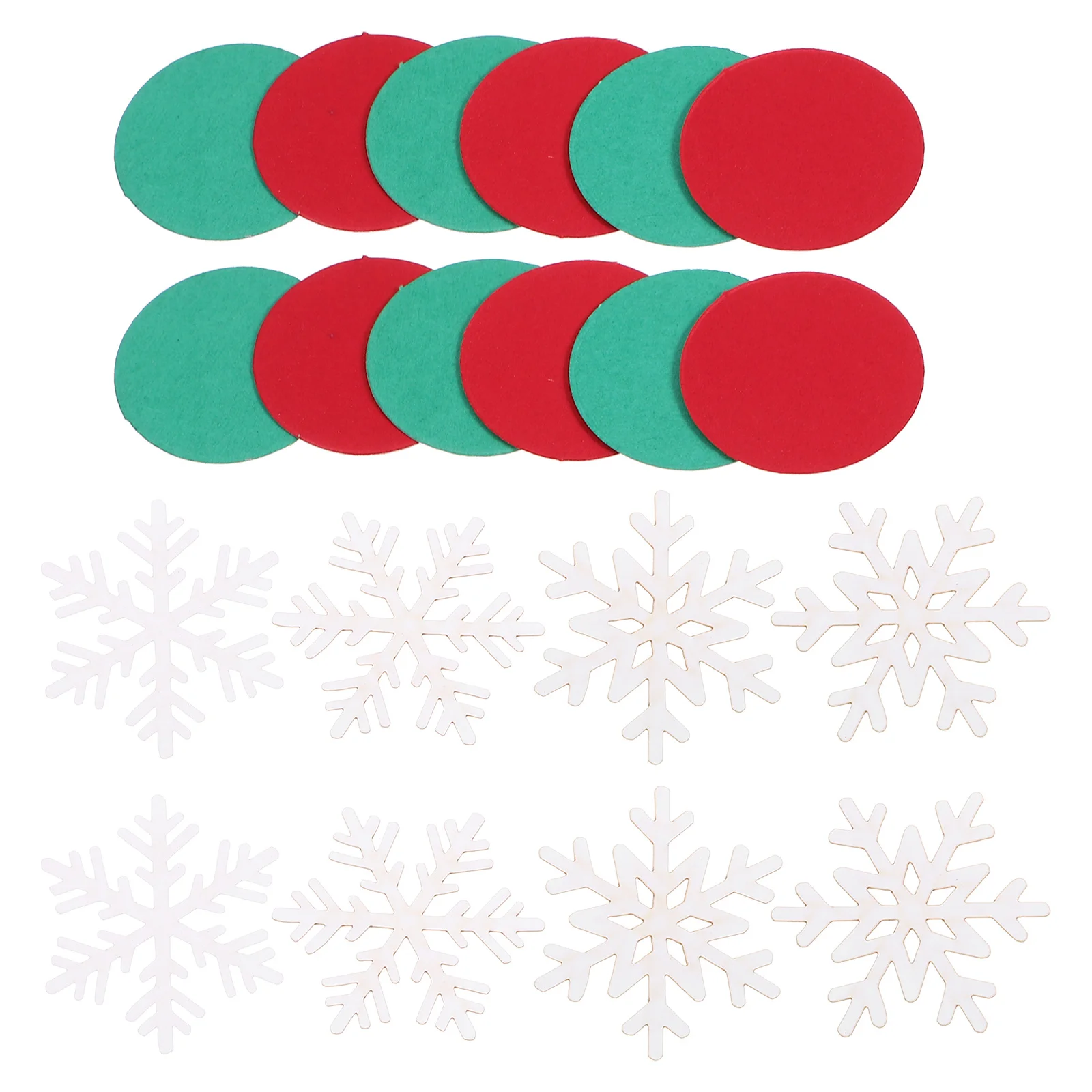 

1Set Snowflake Round Confetti Christmas Table Decoration Colorful Party Scatters Holiday Festive Confetti Set Photo Props