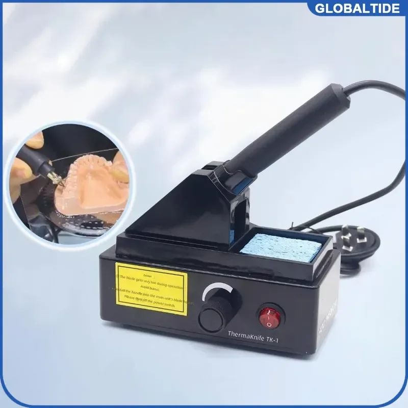 Electric Lab Thermoplastic Engraver Cutter Orthodontic Aligners Retainers Forming Sheet Heating Cutting Knife Machine