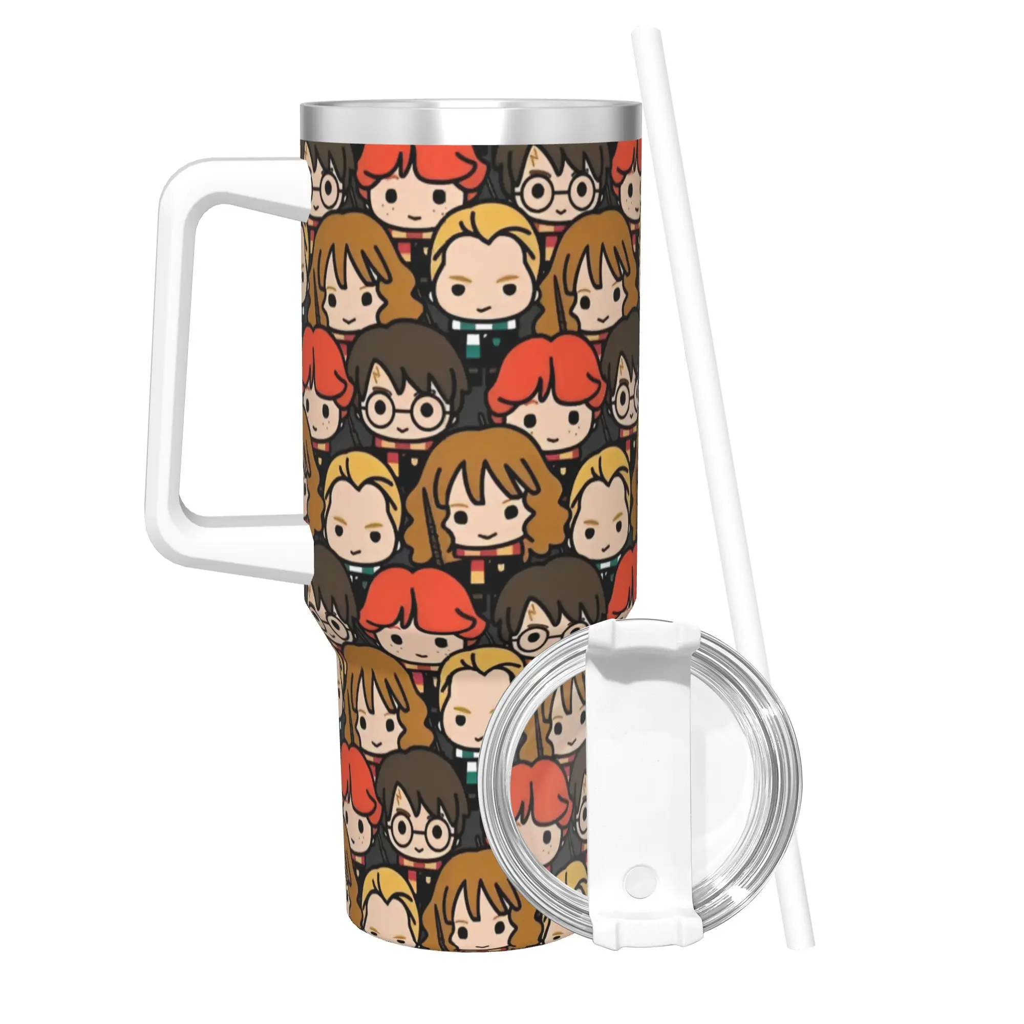 بهلوان من الفولاذ المقاوم للصدأ هاريز فيلم P-Potters ماجيك وورلد أكواب حرارية مانعة للتسرب المشروبات الساخنة أكواب السيارة لتقوم بها بنفسك زجاجة ماء #1