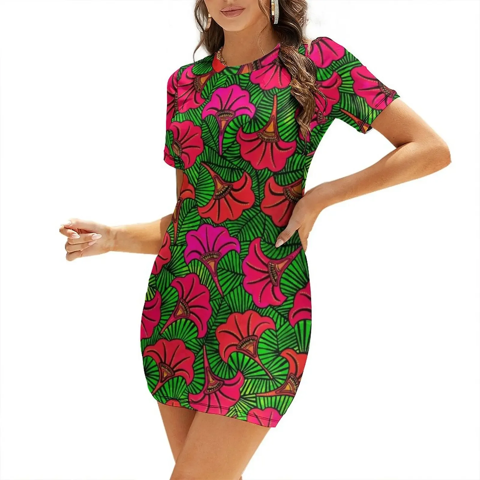 

Petunia Capulana Short-Sleeved Dress Casual dresses Bride dresses