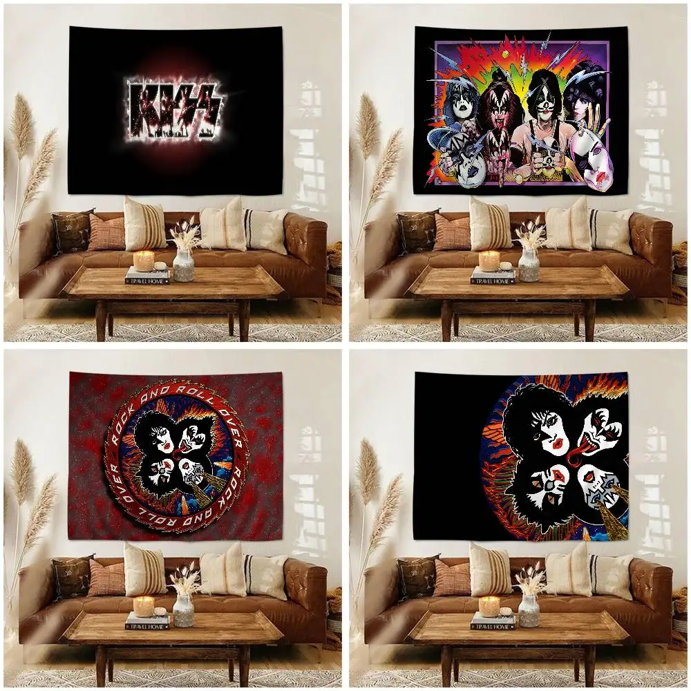 K-KISS BAND DIY Wall Tapestry for Living Room Home Dorm Decor Wall Art Decor
