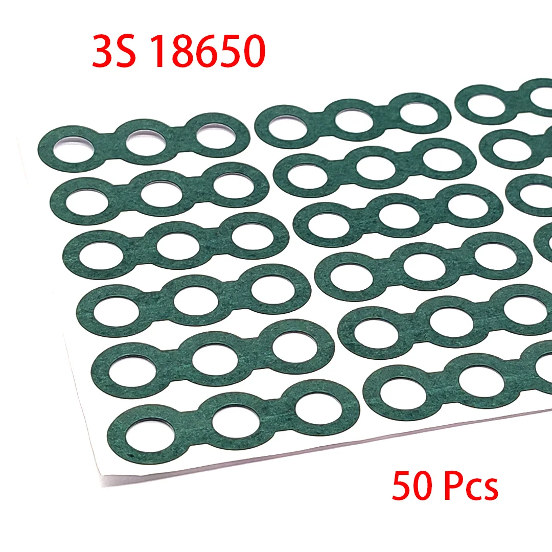 1S 6S 18650 21700 Li-ion Battery Insulation Gasket Barley Paper Battery Pack Cell Insulating Glue Fish Electrode Insulated Pads