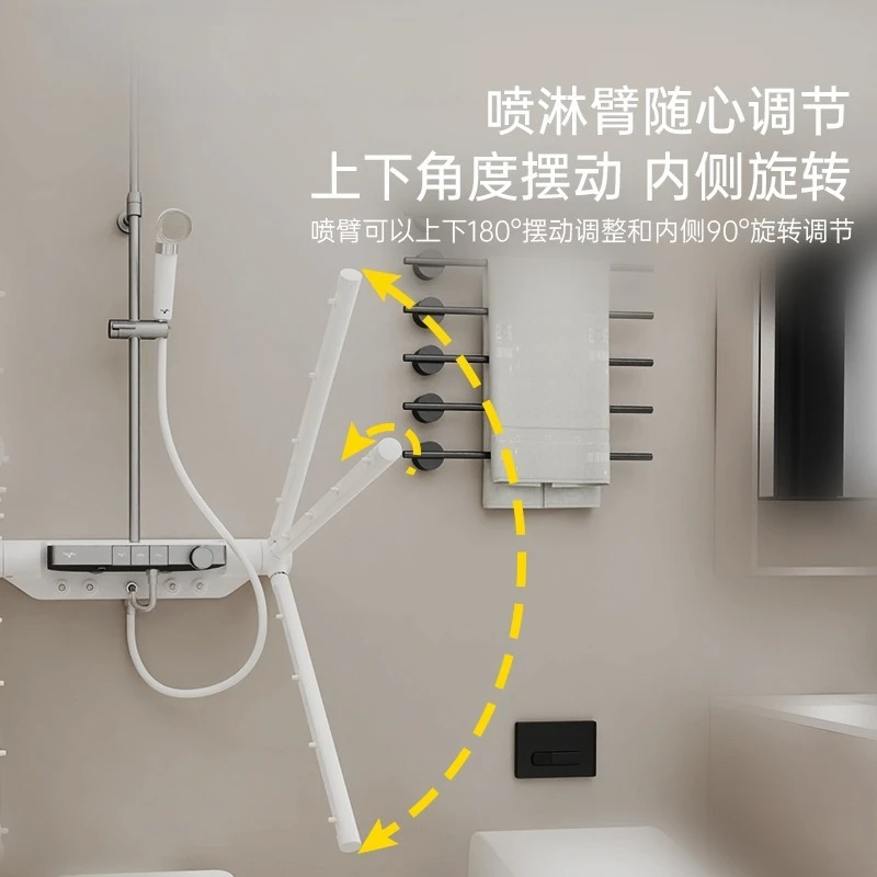 كرسي حمام للجلوس لكبار السن، كرسي حمام مثبت على الحائط، مقعد قابل للطي، دش علوي #3