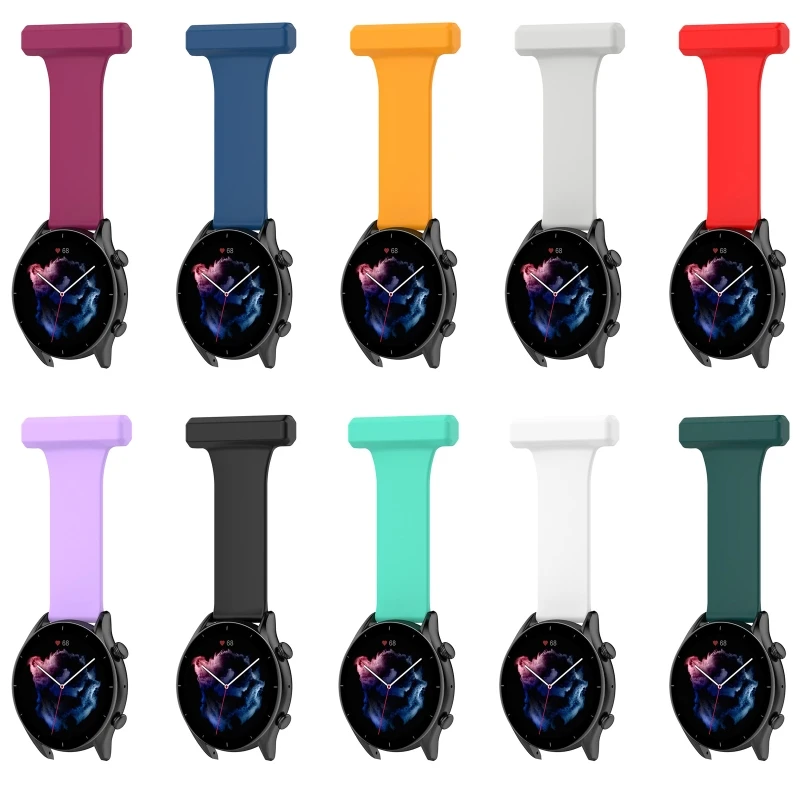 Compatible for Honor Watch Gs Pro Smart Watch 22mm Silicone Fob Strap Band for Nurses Midwives Doctors Healthcare Hiker