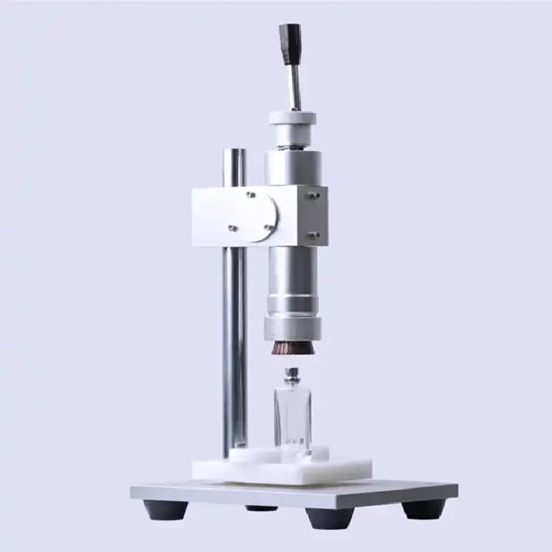 Manual Perfume Capper, 13-15mm Handle Press Capping Machine, Height Adjustable Bottle Crimping Machine For Perfume/Essential Oil