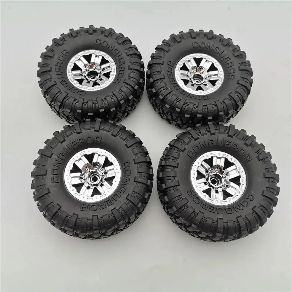 4Pcs RC Car Tires Wheels Rims for HB Toys ZP1001 1/10 RC Vehicles Spare Parts