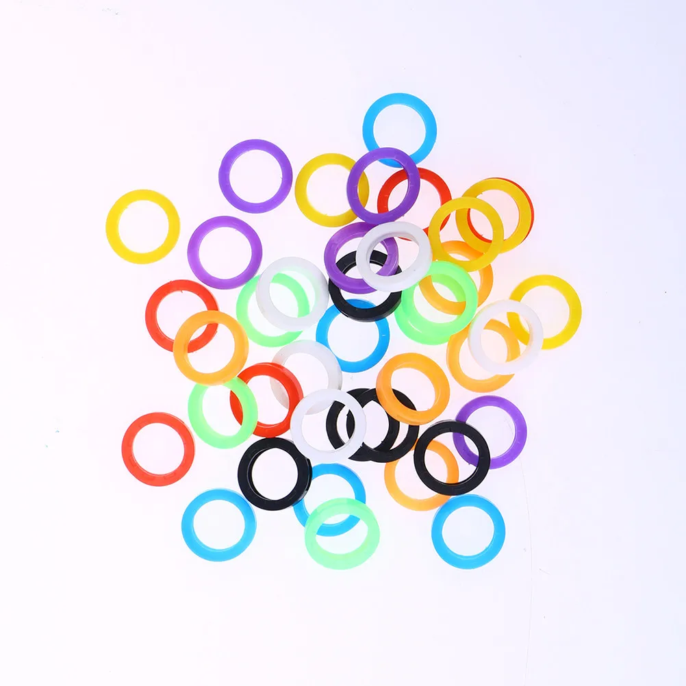 72Pcs Silicone Key Covers Stretchy Waterproof Dustproof Key Protectors Color Coded Organizer for Home Office Car Keys Sleeve