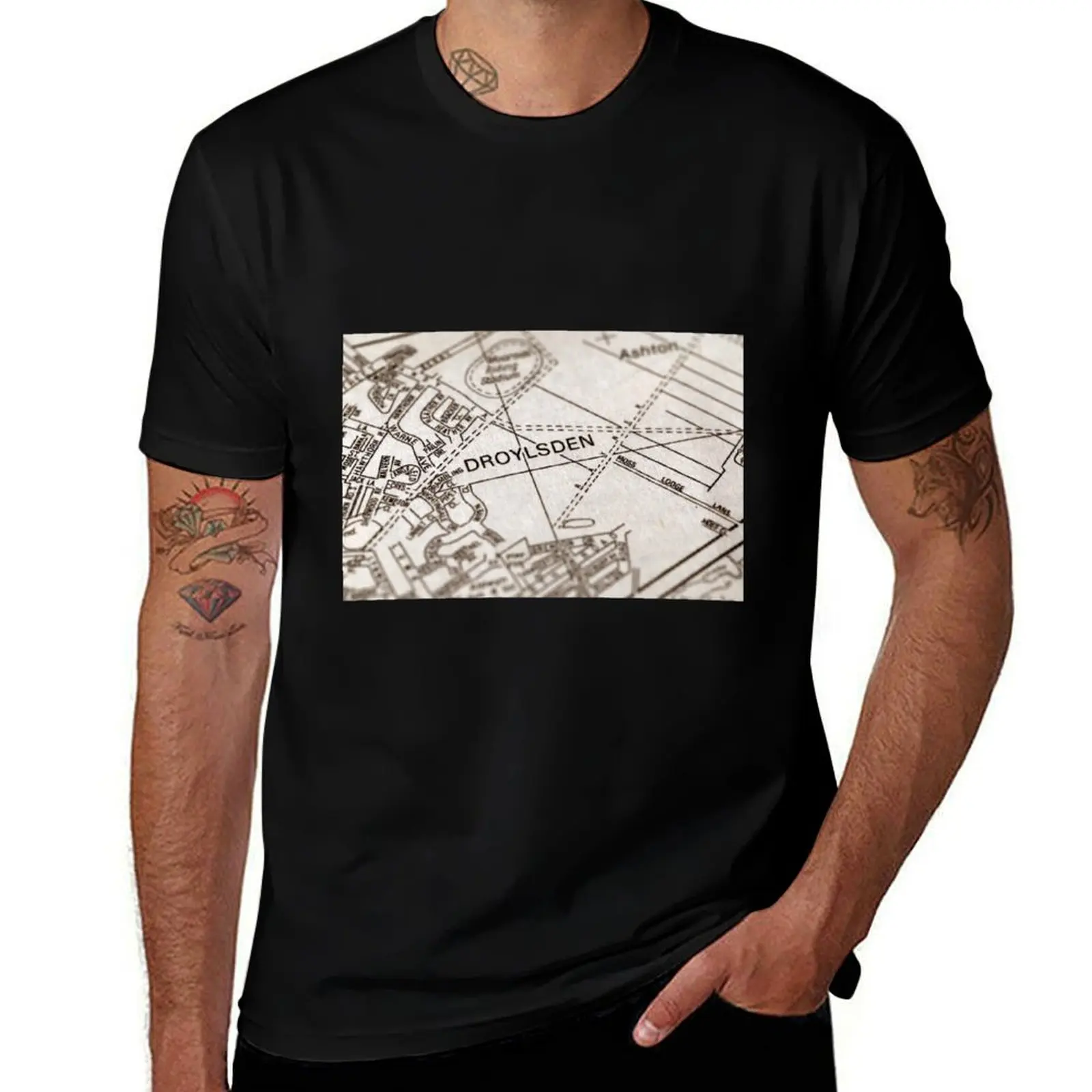 

Droylsden, Manchester T-Shirt t shirts with prints t shirt man cotton funny t shirts man T-Shirt
