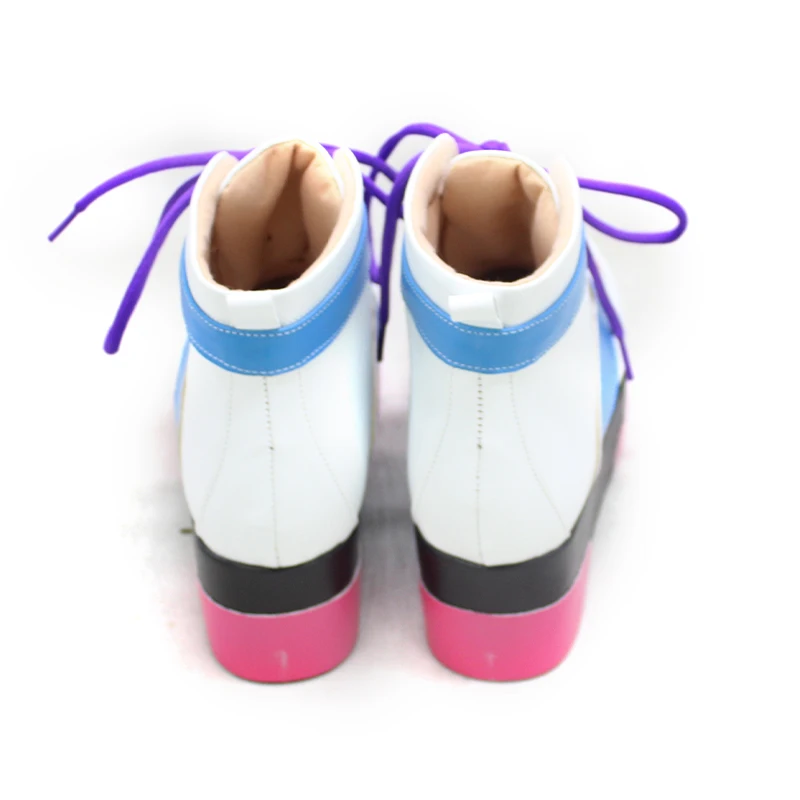 Rem Cosplay Shoes Anime Re:Life in a different world Cosplay Props Halloween Carnival Boots PU Leather Shoes  Custom Made