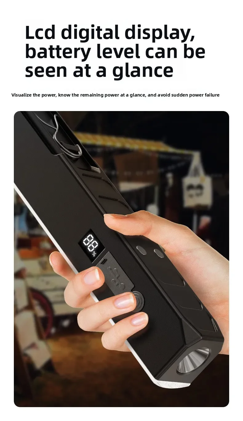 High Power Magnetic LED Light Bar 2026 New Portable USB Rechargeable Work Light 3 Modes IP66 Waterproof Emergency Power Bank
