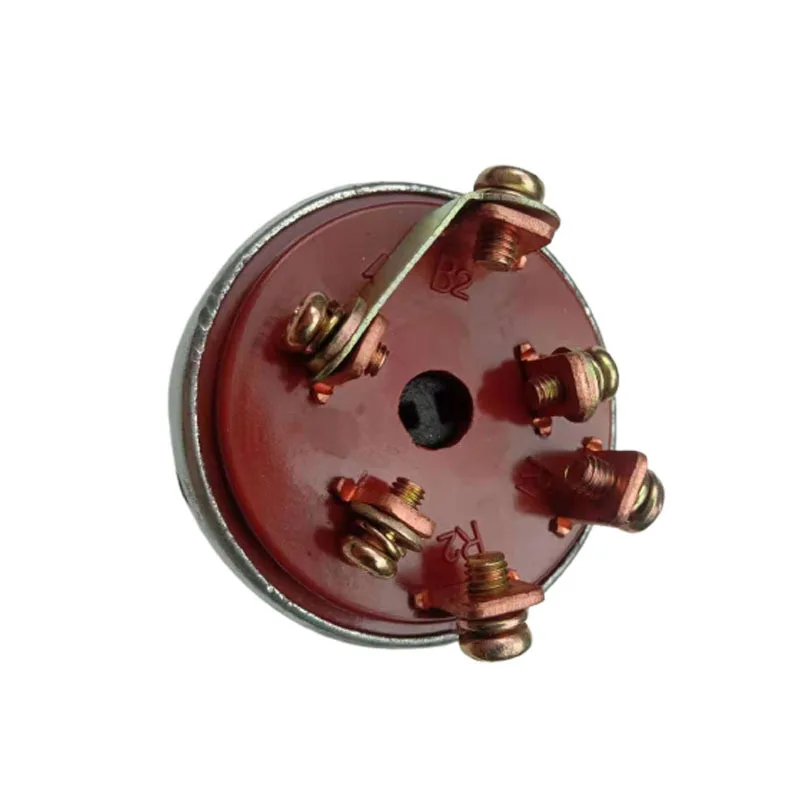 For XCMG Longking Liugong Loader Ignition Switch JK412, Preheating Starter Key Switch for Forklift Construction Vehicle Parts