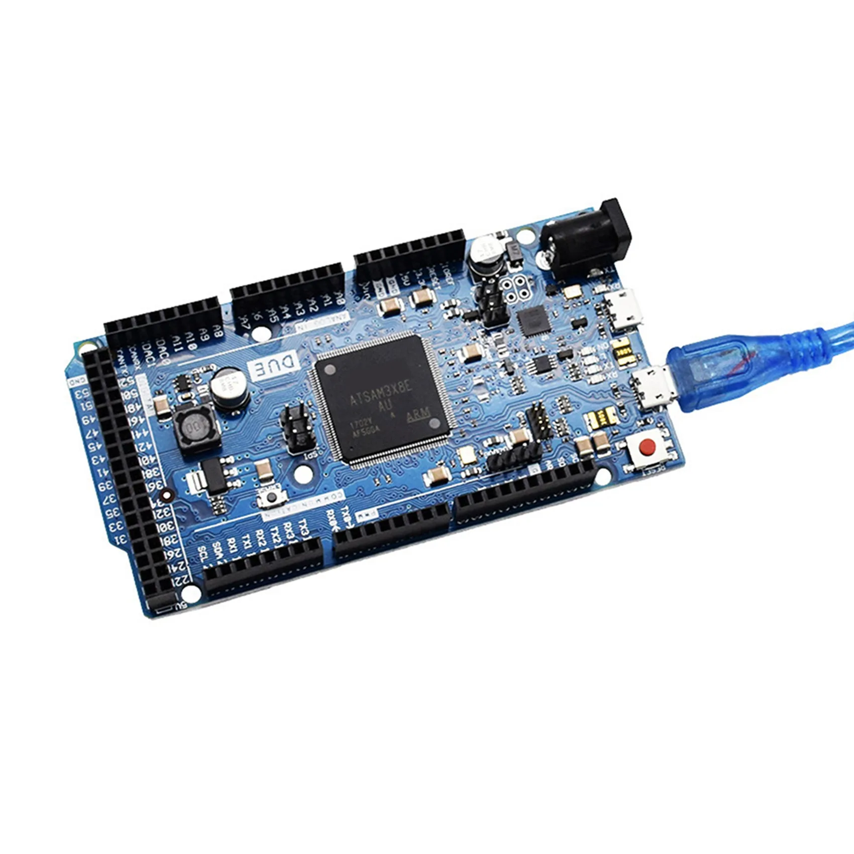 DUE R3 papan pengembangan SAM3X8E modul kontrol utama pembelajaran lengan 32-Bit untuk papan pengembangan Arduino