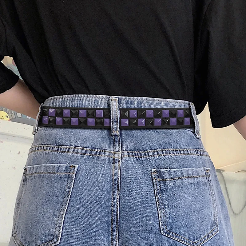 1pc Purple Rivet Punk Women's  - đánh giá và giá Body Jewelry Trend