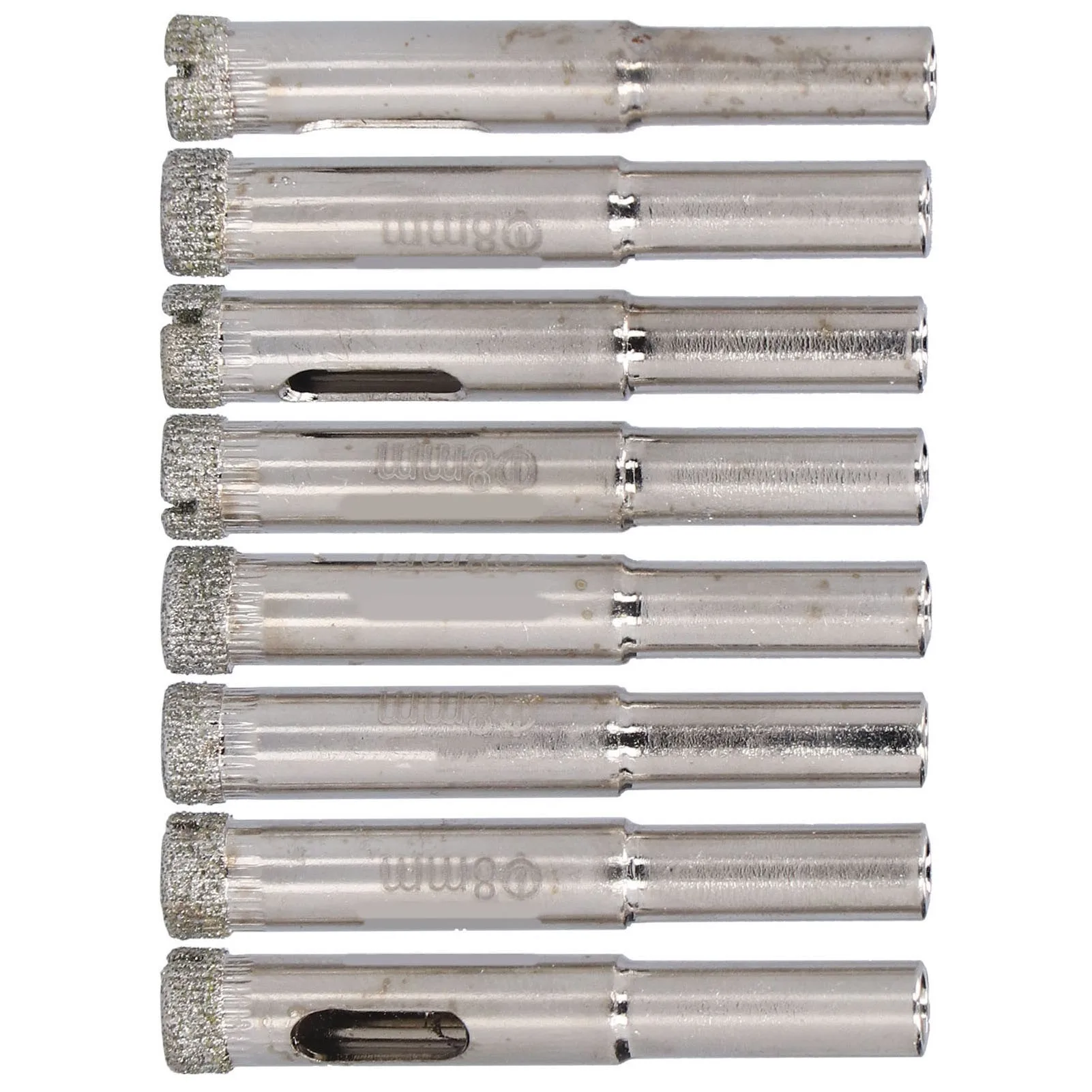 8Pcs Rhinestone Hole Saw Sturdy Durable Alloy Steel Wearproof TimeSaving Efficient Glass Hole Opener