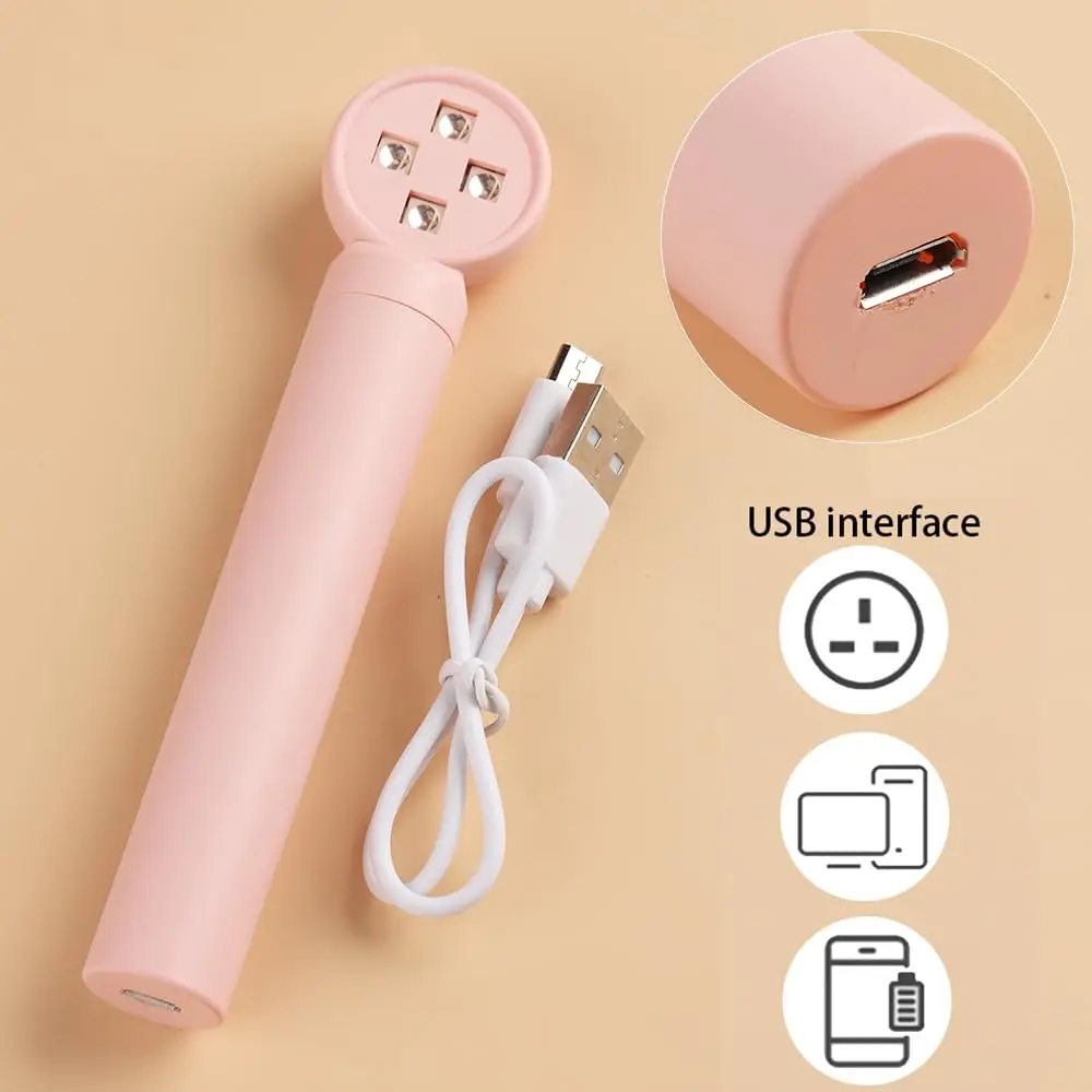 Mini sèche-ongles portatif, batterie rechargeable, lampe UV LED pour vernis Gel, Machine de durcissement, lampe de poche Portable pour les doigts
