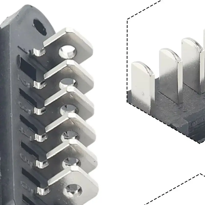 15A 6 Pin For Battery Discharge Connector Male Female For Ebike For Battery Box Power Supply Wire Cable Terminal Block
