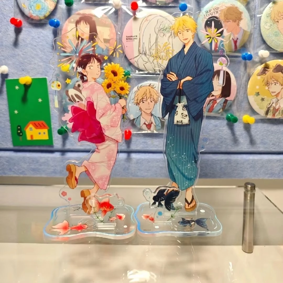 Anime Skip and Loafer Acrylic Stand Mitsumi Iwakura Shima Sousuke Anime Figure Standee Desktop Ornament Cosplay Props Decor