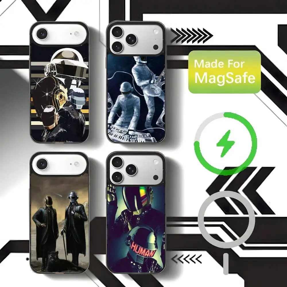 Rock Band D-DaftS P-PunkS Phone Case For iPhone 17,16,15,14,13,12,11,Pro,Max,Plus,Mini,SE4,E Magnetic Magsafe Wireless Charging
