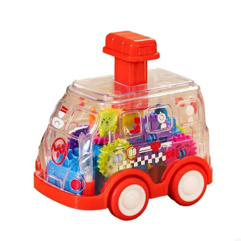 لعبة سيارة للأطفال J2HD مزودة بمعدات شفافة تعمل على تطوير تقنية تشغيل المهارات الحركية الدقيقة