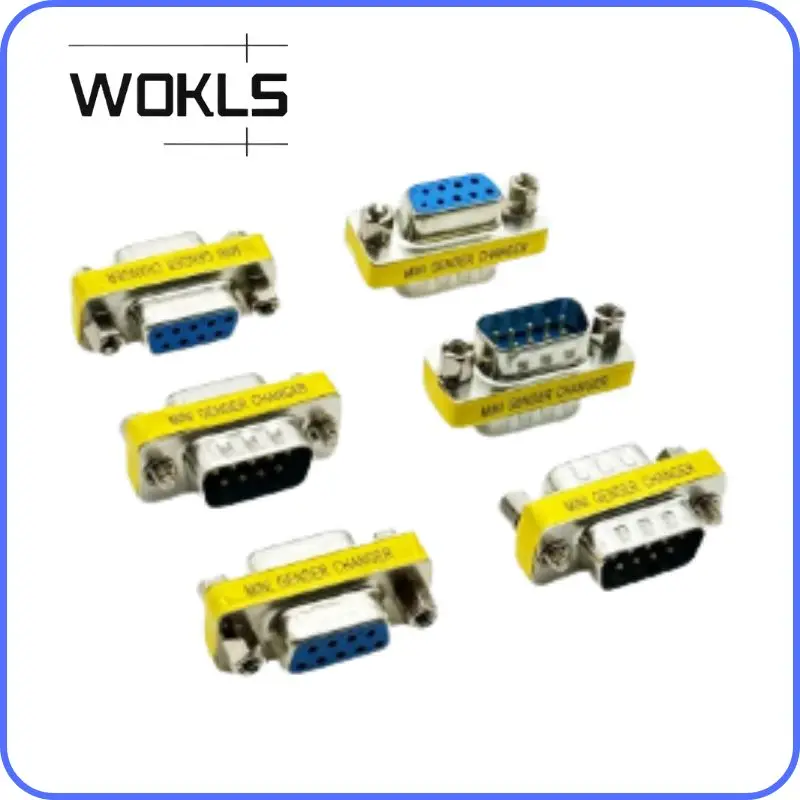 DB9 Adapter 9Pin Serial Port Adapter RS232  D-SUB Adapter Female-to-Female Connector