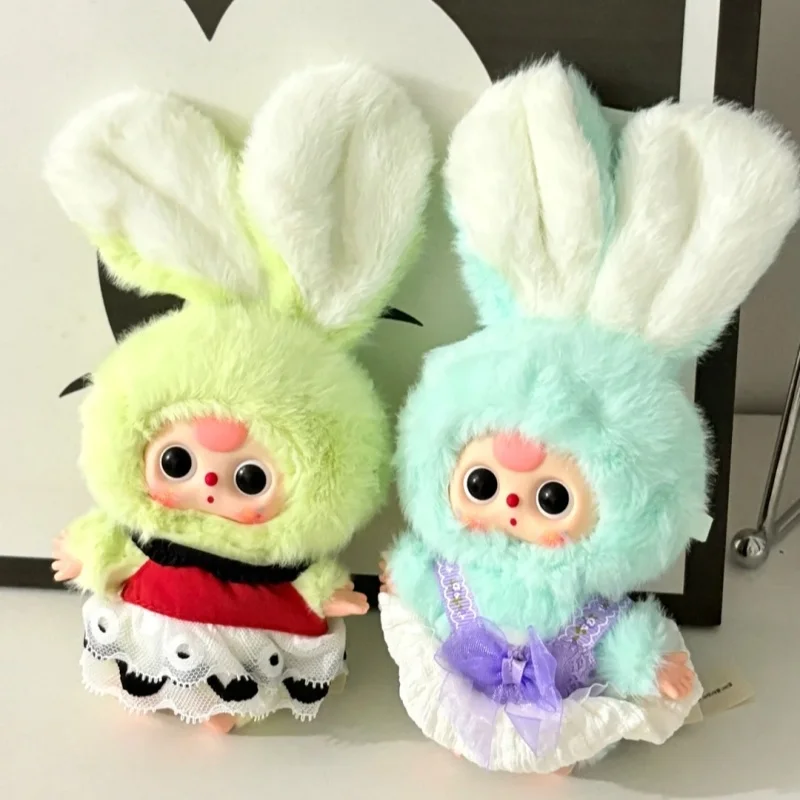 정품 미니어처 토끼 시리즈 블라인드 박스 수집용 장난감 귀여운 펜던트 유행 선물 소녀용 데스크탑 장식품