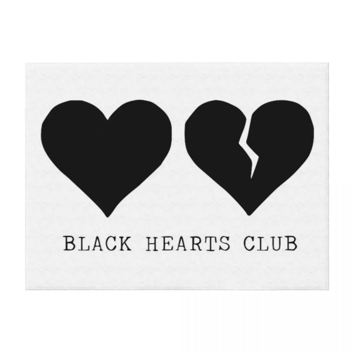 

yungblud black hearts club Throw Blanket heavy to sleep For Sofa Thin Luxury Designer Furry Blankets