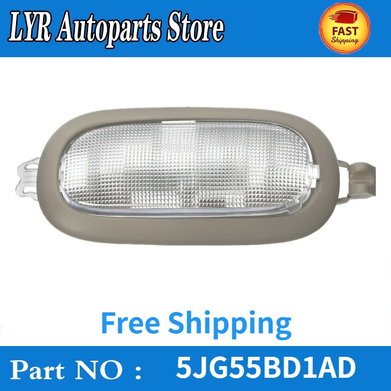 

Original high quality New Rear Interior Dome Lamp For Jeep Dodge RAM Truck 2004-2022 5JG55BD1AD 5JG55HL1AD Car Accessories