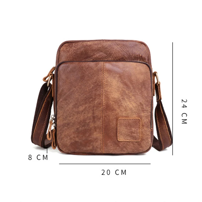 카드 슬롯이있는 정품 암소 가죽 가슴 가방 멀티 포켓 기능성 크로스 바디 숄더 백 내구성 일일 여행 지갑 남성용