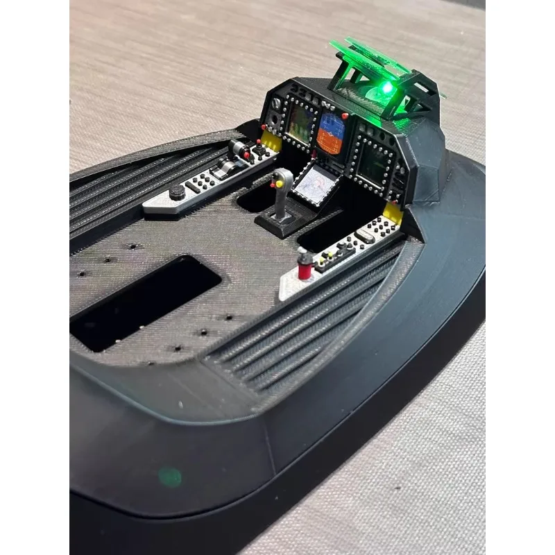 Scale Cockpit Interior FPV Conversion Kit, 3D Printed Colorful Upgrade Parts for Titan Comet RC Airplane Model