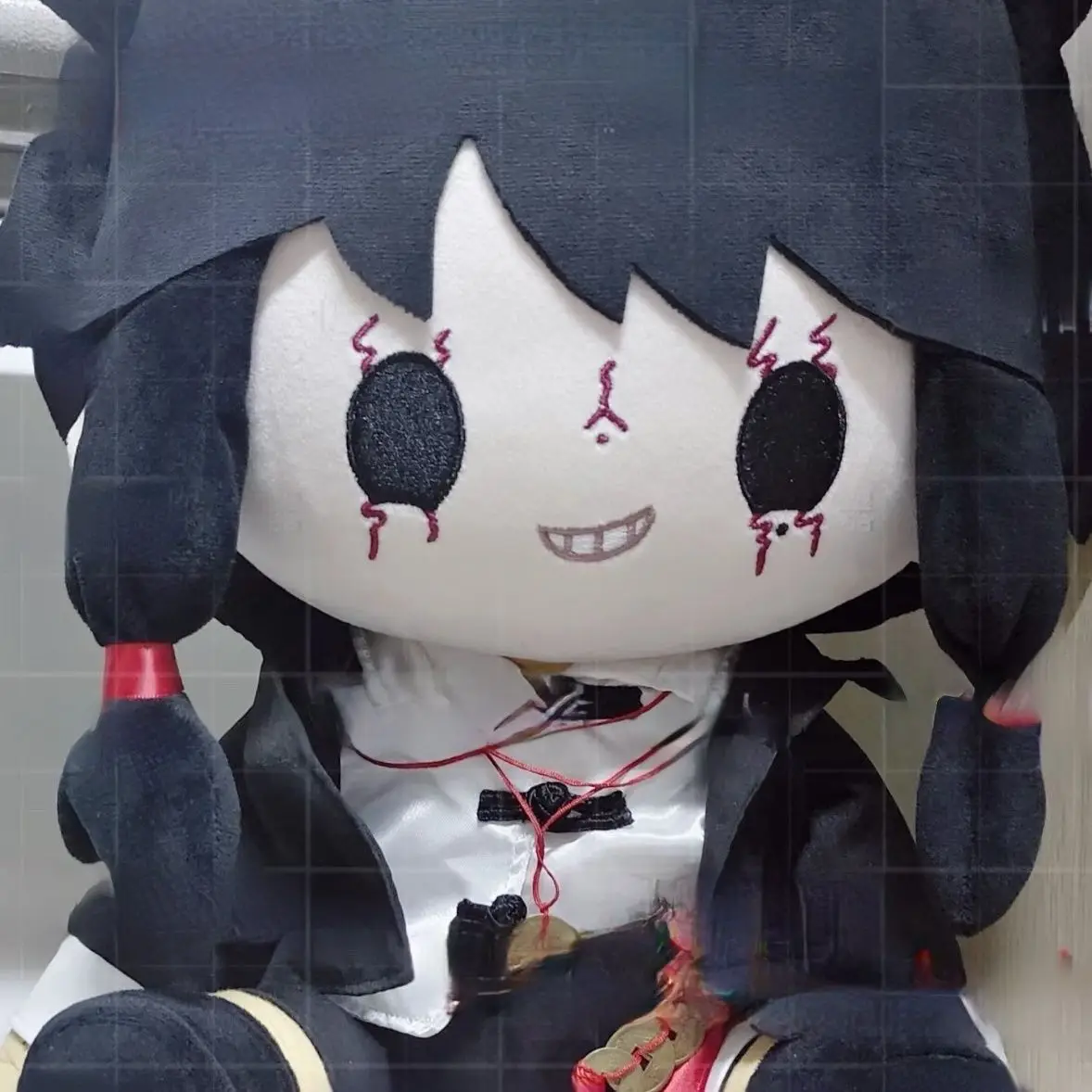 

New Anime Tou Qi Zi Che Fuzhao Cosplay 40CM Cute Plush Cotton Plushie Stuffed Pillow Birthday Gifts Girls