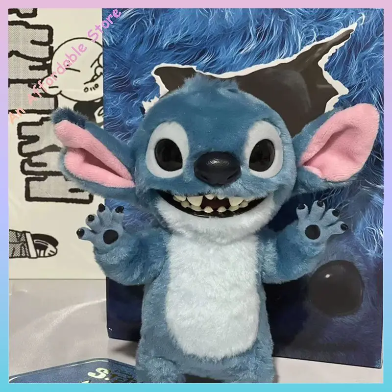 Potdemiel Stitch Actionfigur Anhänger Original echte Puppe Ornament Kinderspielzeug für Geburtstagsgeschenk Garage Collection