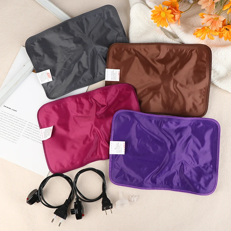 

EU/US Plug Rechargeable Electric Hot Water Bottle Reusable Hand Warmer Heater Bag For Winter Hot Water Bottle Random Color