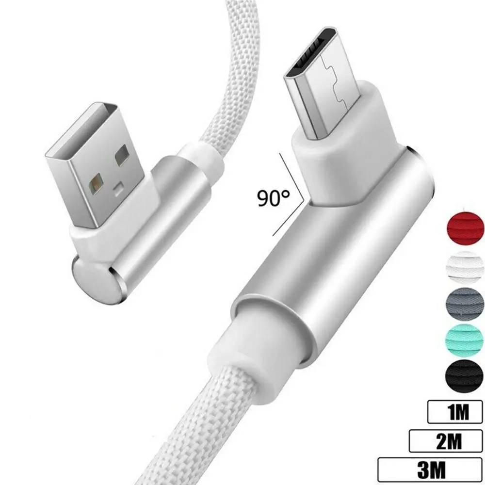 

Phone Accessories Charger Cord 90 Degree Elbow Charger Cord Fast Charging Cable Data Cord USB Type C Cable Micro USB Cable