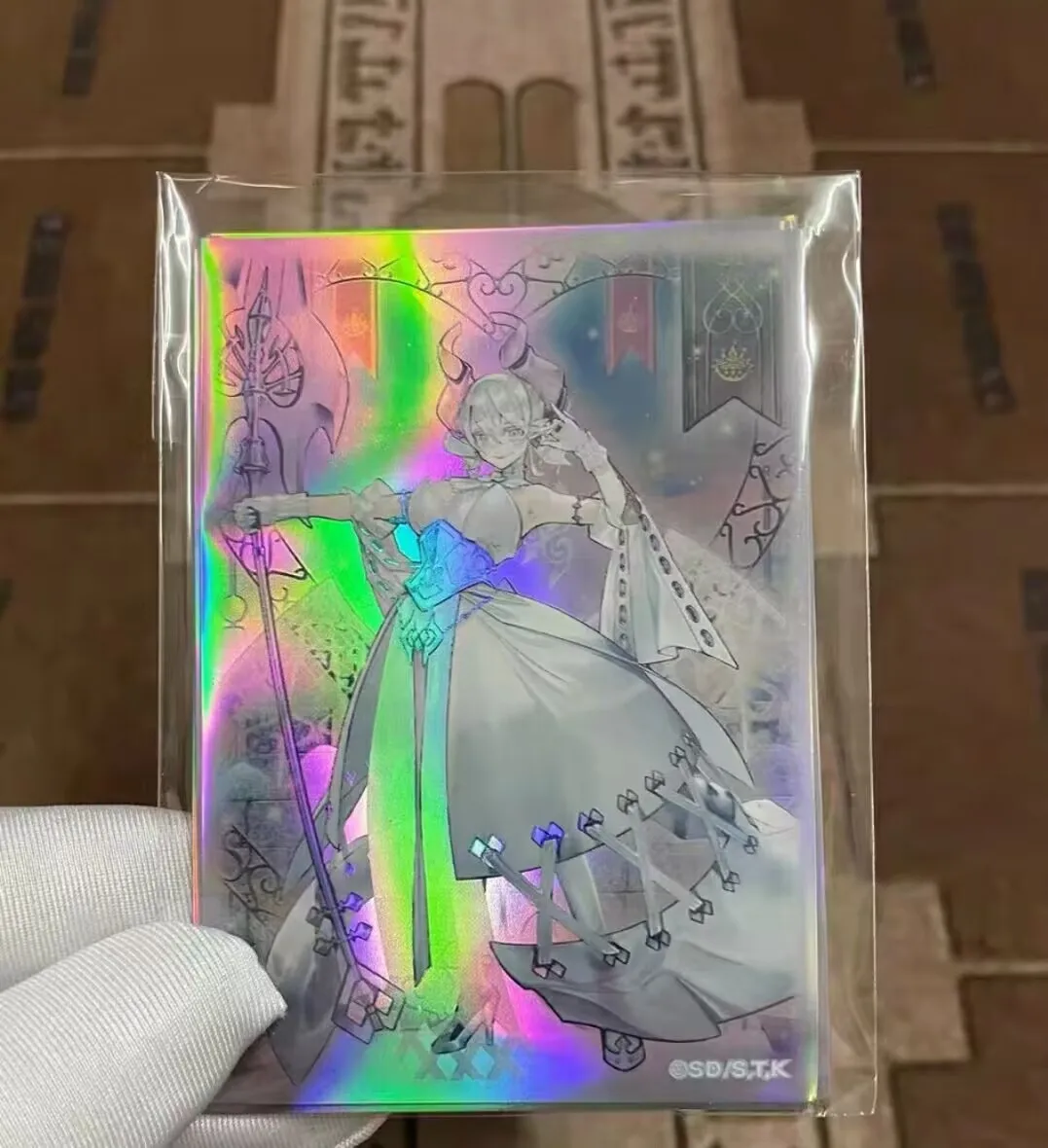 10-個遊戯王コナミ-yudt-ラブリーラブリント-オブ-ザ-シルバー-シルバー-キャッスル-公式コレクション-シールドカードプロテクター-デュエリストスリーブ