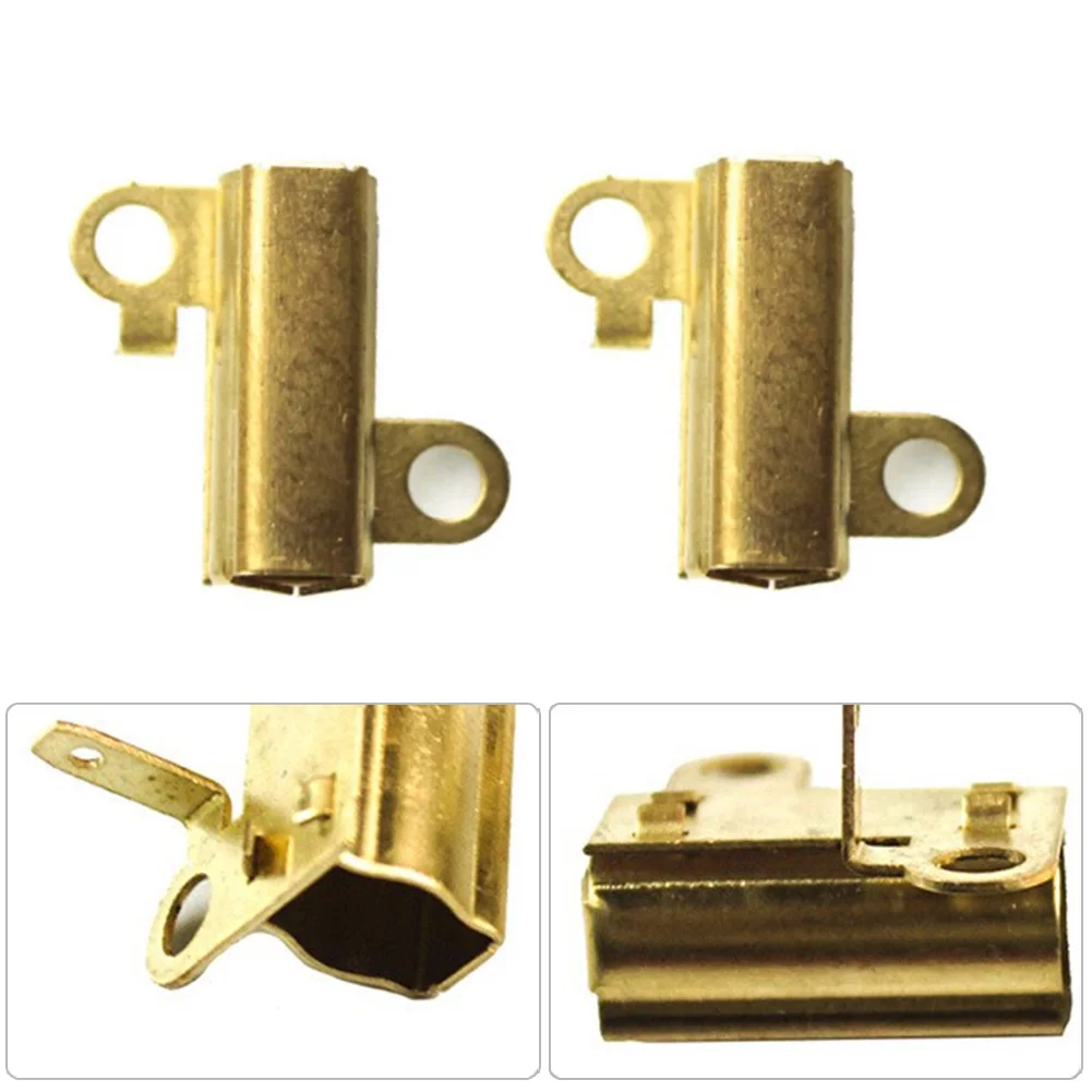 Quality Motor Carbon Brush Holder for Bosch GBH2202426 Electric Hammer Drill 2pcs Gold Color (As Picture Show)