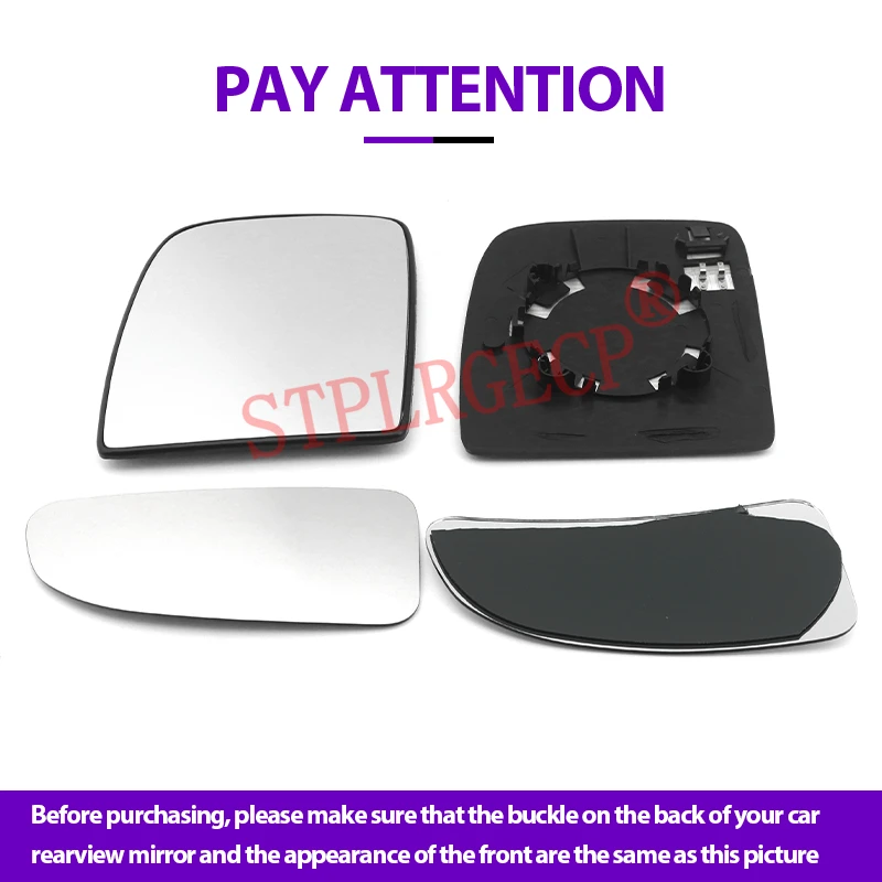 For Fiat Scudo Peugeot Expert 2007-2016 Driver or Passenger Side Mirror Heated Glass Rearview Exterior Mirror Parts - view 4