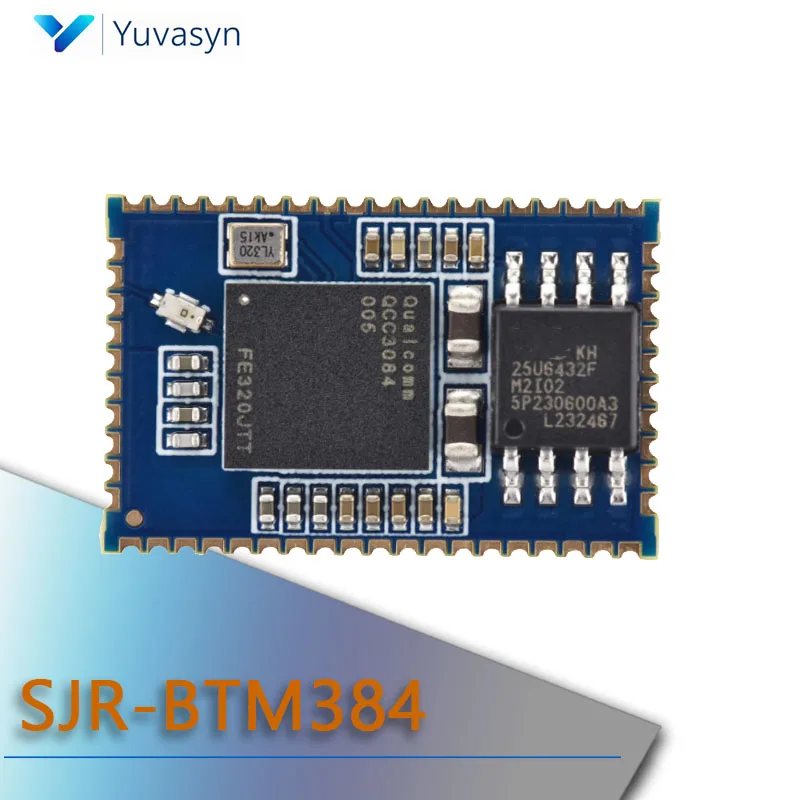 QCC3084 SJR-BTM384 Bluetooth Audio Module Built-in 64M S FLASH And Bluetooth 5.4