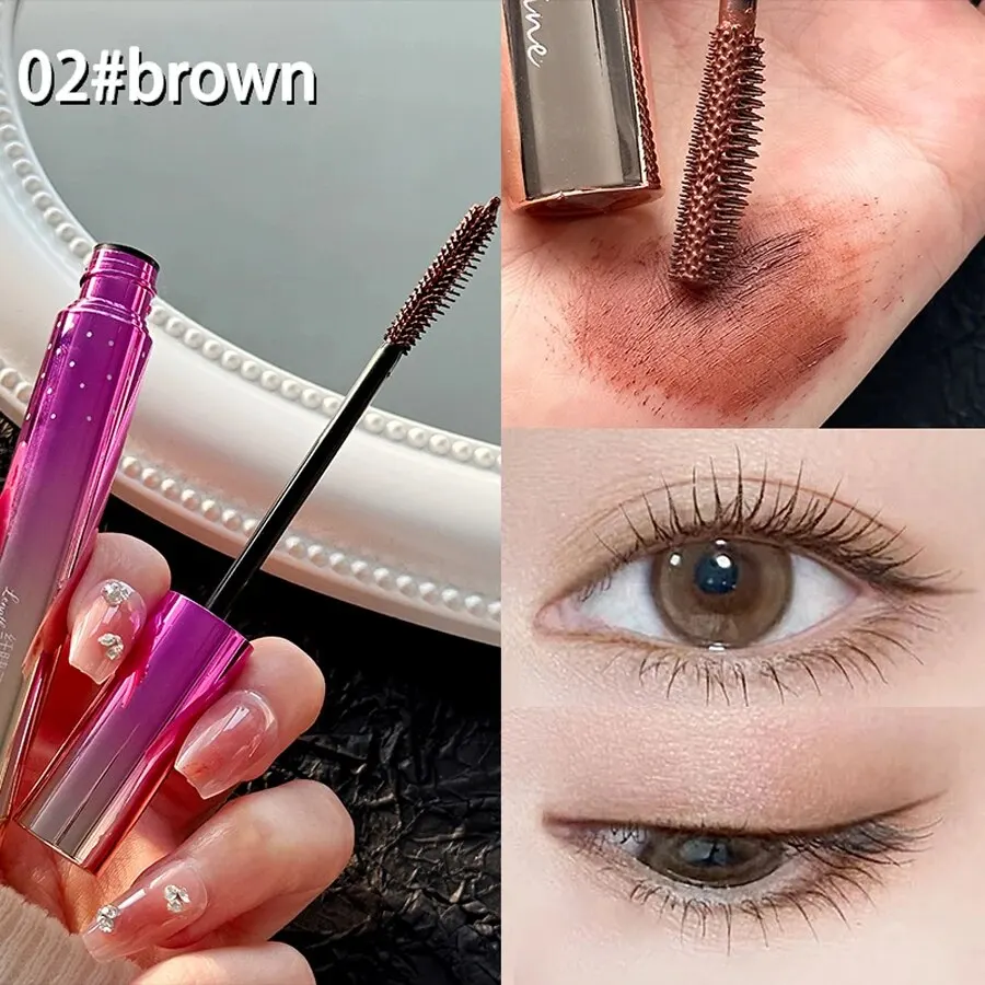 Waterproof Volumizing Mascara Lengthening Curling Thick Lash Lifting Long Lasting No Smudge Eye Makeup