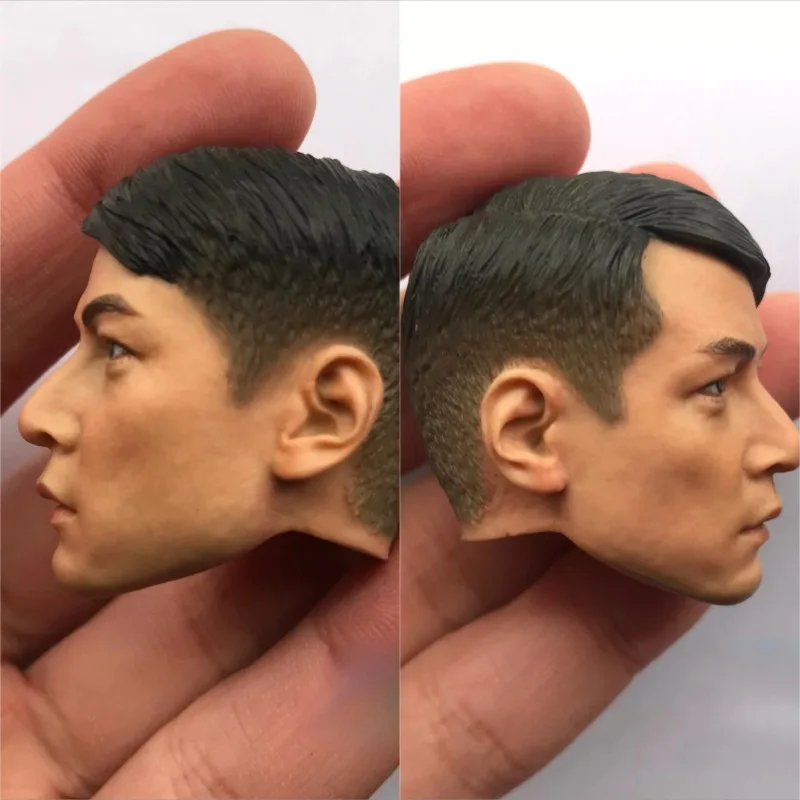 

1/6 Scale Short Hair Daniel Wu Head Carving Handsome Boy Male Soldier Head Sculpt Fit for 12in Phicen Tbleague Toy
