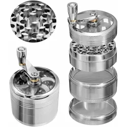 Hard Spices Metal Dry Crusher Grinder 1.9 Inch Hand Tool for Nutmeg Ginger Rock Salt Peppercorns Spice Grinder Kitchen