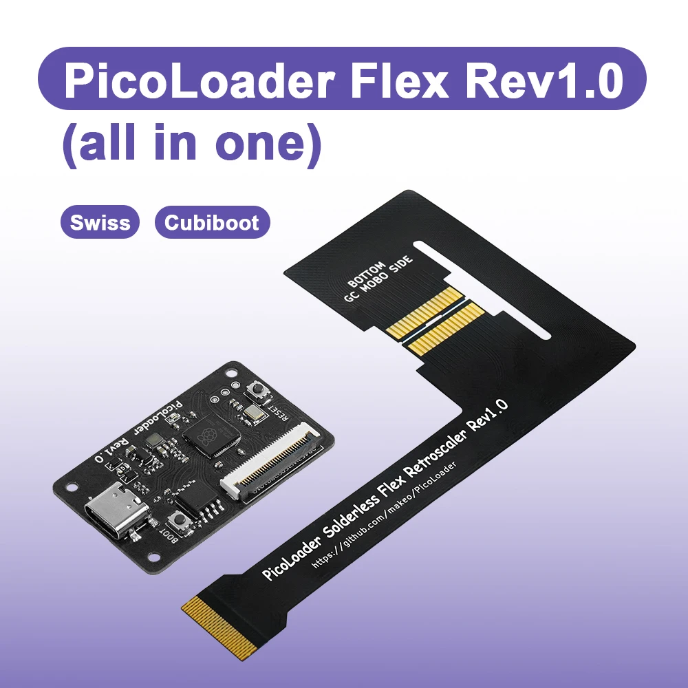 New Simple Solderless Open Source Module Based On RP2040 PicoLoader For Nintendo GameCube Support Homebrew Software Launching