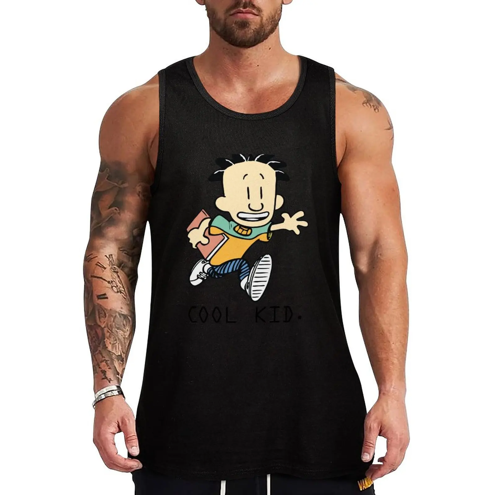 

Big nate Tank Top singlets for men t-shirt gym man training weight vest