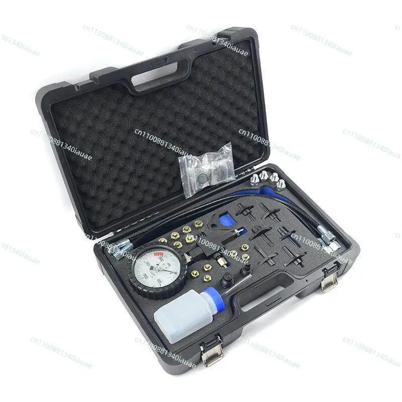 

Automotive Diesel Common Rail Pressure Detection Tool Carbon Steel on-board Fuel Circuit Tester Boxed Set