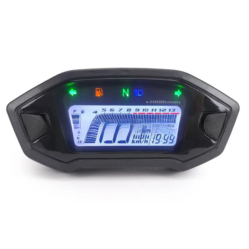 Motorcycle UniversalLCDNumber1000rpmSpeedometer With Backlight For Motor Vehicles2—4Cylinder Mileage Counter