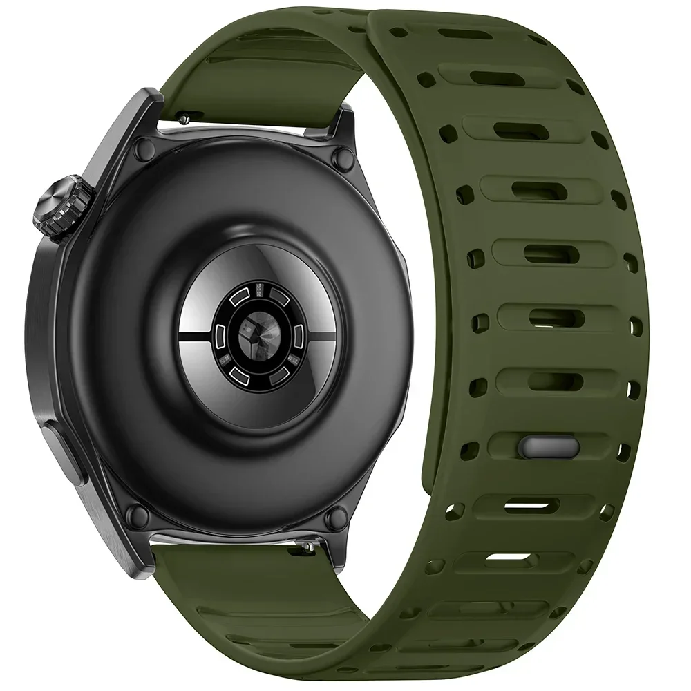 22mm Silicone Strap For Huawei Watch 5/GT6 Pro/GT5 Pro/GT6/GT5/GT4 46mm Sport Magnetic Bracelet Wristband for Amazfit Balance 2 #5