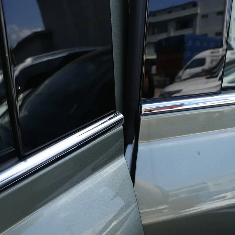 

Stainless Steel Car Door Side Skirt Trim Sticker Window Lower Trim For Land Rover Defender 2020-2023 Car Exterior Accessories