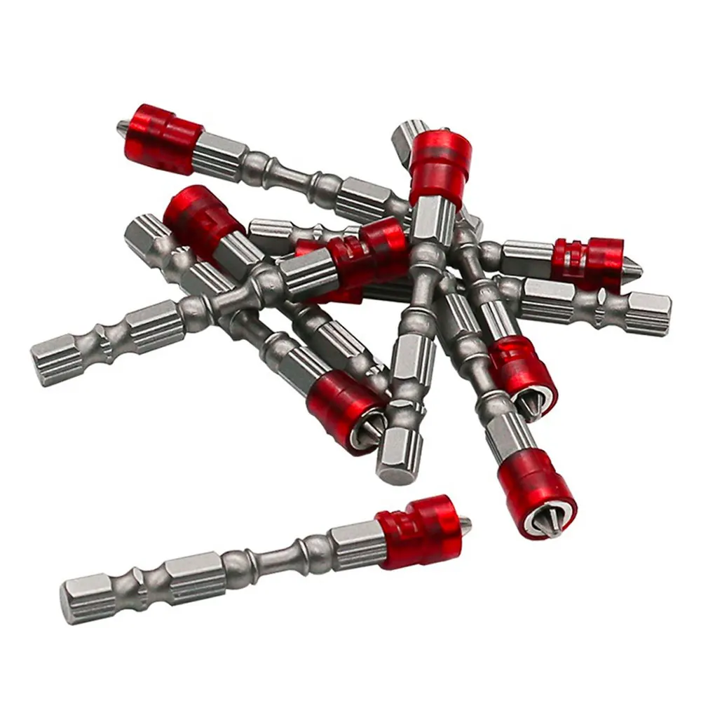 Magnetic Screwdriver Bit PH2 Cross-head 5/10Pcs Screwdriver Holder Ring for House Working Electric Screwdriver Kit