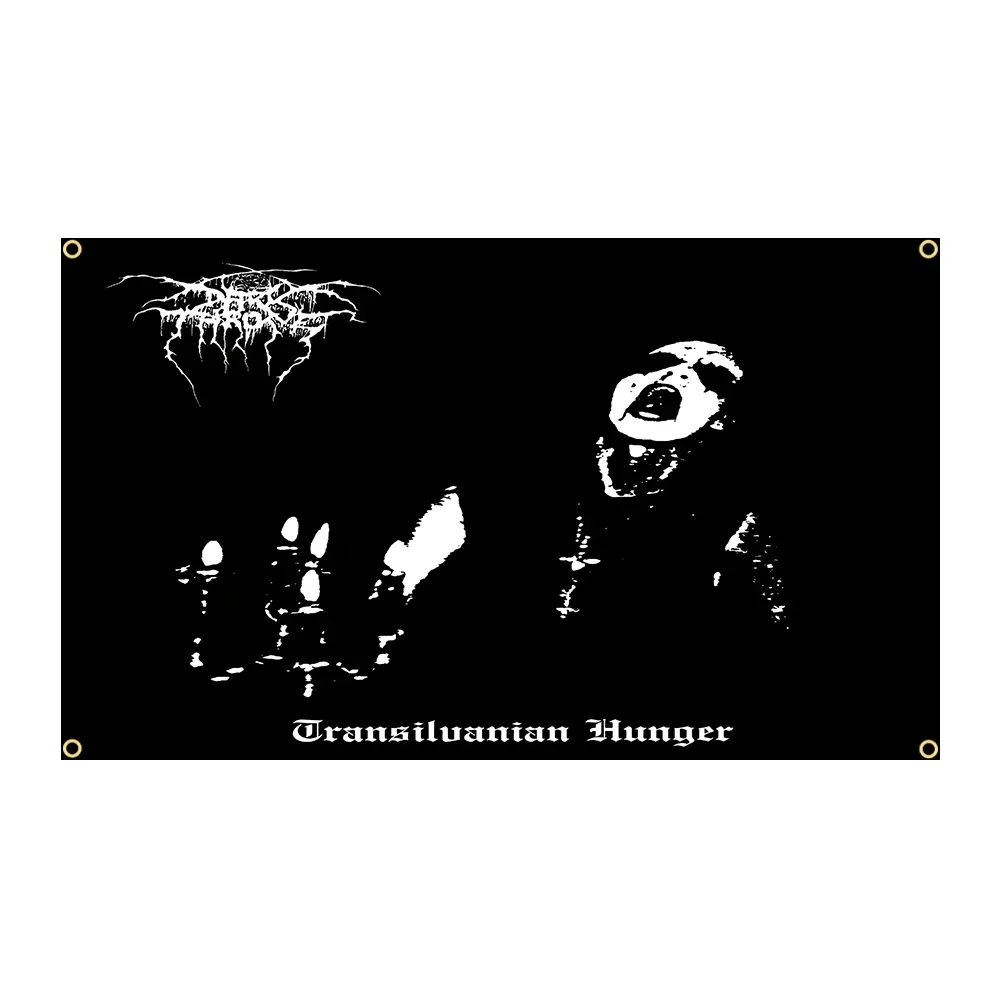 90x150cm 3X5FT D-Darkthrones Heavy Rock Band Flag Polyester Printed Banner for Garage Wall Art Out Door Decoration