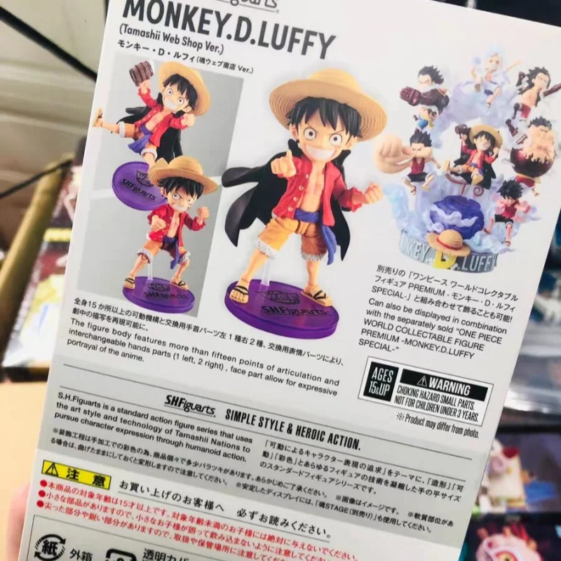 

ГОРЯЧАЯ НОВИНКА! Оригинальная фигурка Bandai Shfiguarts One Piece X WCF Monkey D. Luffy, модель-кукла, абсолютно новая, в коробке.